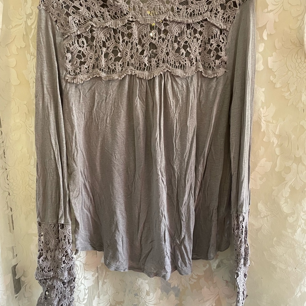 Grey long sleeve top - Picture 2 of 4